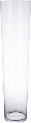 Ваза Циліндр скляна прозора 70х18 см Wrzesniak Glassworks