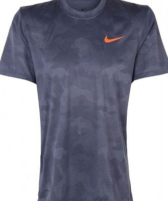 Футболка Nike M NK DRY TEE LEG CAMO AOP 909350-011 S сірий
