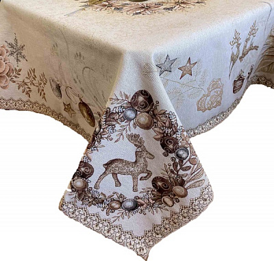 Скатерть Золотые праздники 135x180 см Прованс 