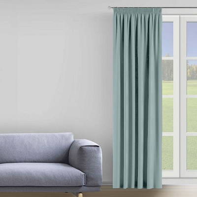 Штора Moda 200х285 см светло-голубой Decora textile