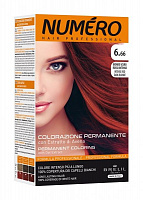 Краска для волос Numero 6.66 Intense red dark blonde (темный насыщенно красный блонд) 140 мл