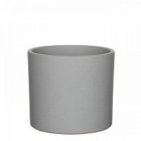 Вазон керамічний Edelman Era 17,5 см круглий 2,89 л пісочно-сірий (1035838) 