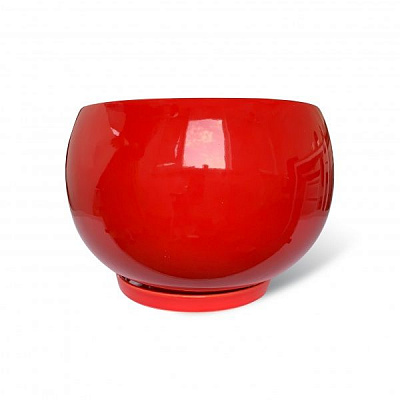 Горщик керамічний Резон Куля круглий 7,7л червоний