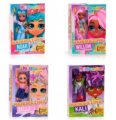 Кукла Hairdorables Fashion Dolls 23820 с аксессуарами, 4 в ассортименте