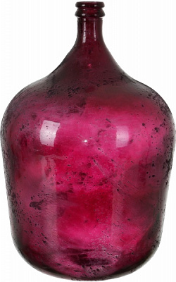 Ваза стеклянная San Miguel GARRAFA 34 л 56 см бургунд 