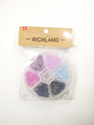 Набор, техника создание украшений 6 цветов/фиолетовый Рич-Ленд