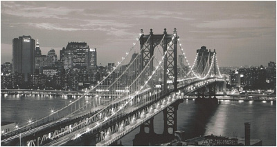 Репродукция Ночной Манхетен К507 100x50 см 