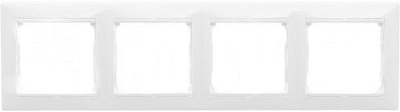 Рамка чотиримісна Legrand Valena горизонтальна білий 774454