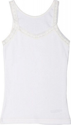 Майка для девочек р.164 молочный 290-1006 