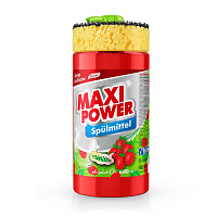 Рідина для ручного миття посуду Maxi Power Суниця 1л