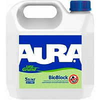 Ґрунтовка фунгіцидна Aura® UniGrund BioBlock антицвільова 5 л