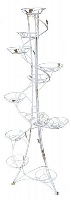 Подставка для цветов Водолій 12 корзин 60x180 см золотой 