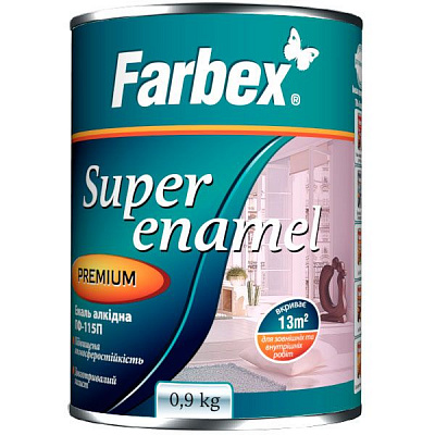 Эмаль Farbex алкидная ПФ-115П фисташковый глянец 0,9кг