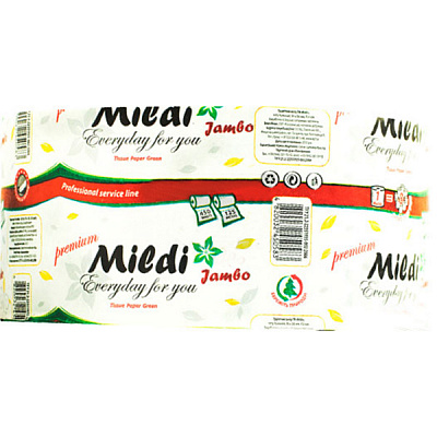 Туалетная бумага туалетная бумага Mildi Maxi зелена 65 м 1 шт.