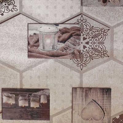 Клейонка на стіл з підкладкою PW195-035-R212-1