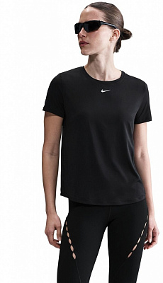 Футболка Nike W NK ONE CLASSIC DF SS TOP WT IB9408-010 р.L черный