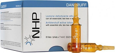 Лосьон Vitalfarco NHP Активный против перхоти с эфирными маслами и алантоином 10х7 мл 