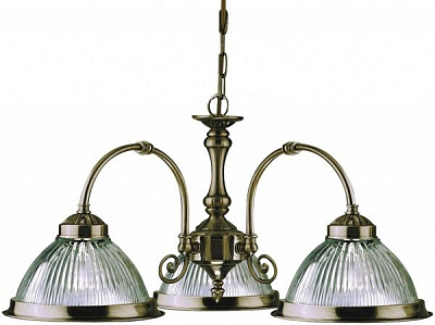 Люстра подвесная Arte Lamp AMERICAN DINER 3xE27 античная бронза A9366LM-3AB 