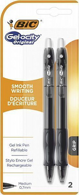Ручка гелева BIC BIC Gelocity Original чорна 2 шт.