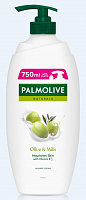 Гель для душа Palmolive Натюрель Оливка и Молочко увлажняющий 750 мл