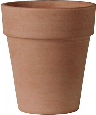 Горшок керамический DEROMA Альто 30х33х13,6 круглый мокко 