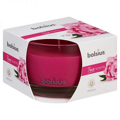 Свічка ароматична 63/90 півонія Bolsius
