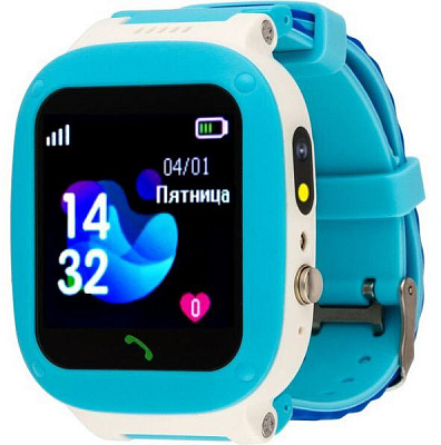 Смарт-годинник AmiGo GO004 Splashproof Camera+LED blue