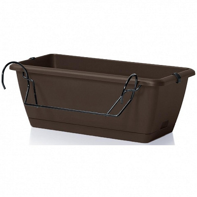 Ящик балконний Prosperplast Respana Easycare W навісний 600 мм прямокутний коричневий (63141-222)