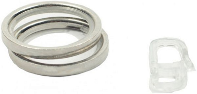 Кільце з гачком Gardinia Chicago набірний d20 мм сталь