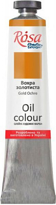 Краска масляная Охра золотистая 326515 60 мл Rosa Studio