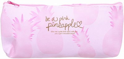 Пенал школьный Гламурный ананас Nota Bene розовый