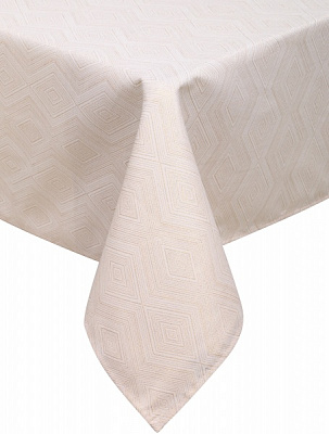 Скатерть Jacquard Rombo 140x220 см золотой La Nuit 