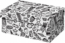 Коробка раскраска еда