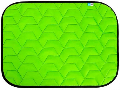 Підстилка Airy Vest для собак М 80х55 см салатово-чорна