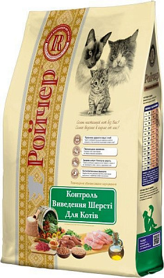 Корм Ройчер контроль виведення шерсті 0,4 кг