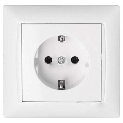 Розетка Титан білий 88372