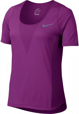 Футболка Nike W NK ZNL CL RELAY TOP SS 831512-550 S фиолетовый