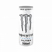 Энергетический напиток Monster Energy Напиток энергетический безалкогольный сильногазированный Ultra 0,5 л 