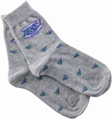 Носки детские Duna 4В 456 р.18–20 серый с рисунком 