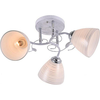Люстра стельова Accento lighting Vega 3xE27 білий ALG-79687/3
