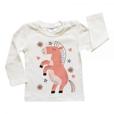 Футболка для девочек Colibri р.68 бежевый G4074 