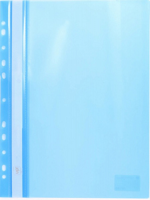 Швидкозшивач А4 з перфорацією синій UP! (Underprice)