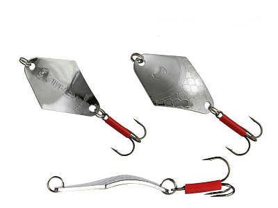 Блешня-коливалка Fishing ROI 8 г Kеtamic 01 silver