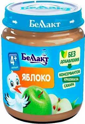 Пюре Беллакт Яблуко 100 г