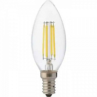 Лампа светодиодная HOROZ ELECTRIC FILAMENT CANDLE-4 C37 4 Вт E14 4200 К 220 В прозрачная 001-013-0004-030 