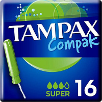 Тампоны гигиенические Tampax Discreet Compak super 8 шт.