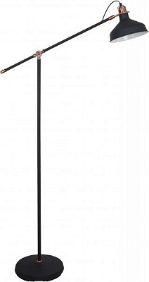 Торшер Camelion Amsterdam KD-425F C62 E27 40 Вт медь/черный 