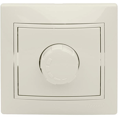 Светорегулятор поворотный Lezard MIRA 10 А 250 В 800Вт IP20 кремовый 701-0303-115