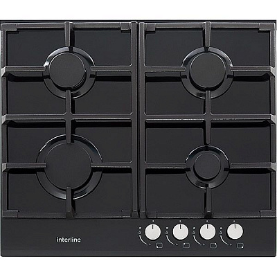 Варочная поверхность газовая Interline TQ 6420 BK/Н2