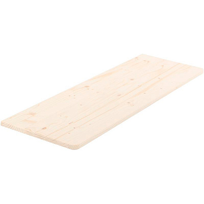 Полиця з хвойних порід 1000x300 мм дерево світле